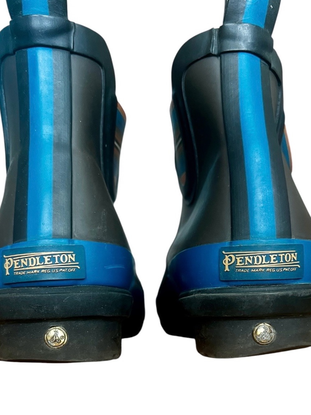 Pendleton Heritage National Park Chelsea Rain Boots Outdoors Logo Brown SZ 8 - Picture 6 of 12